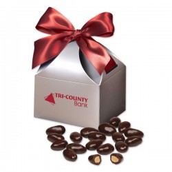 Customize Dark Chocolate Covered Almonds with your logo Customize Dark Chocolate Covered Almonds with your logo