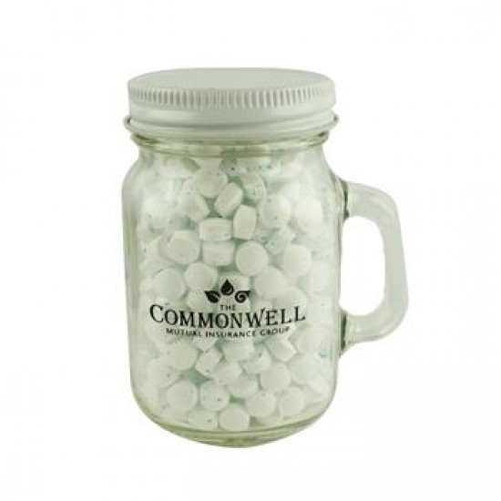 Custom Logo Glass Mini Mason Jars- MicroMints