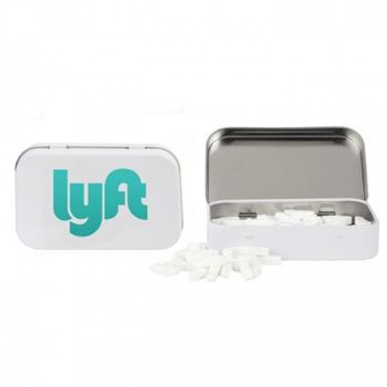 Custom Logo RECTANGULAR TIN WITH CAR SHAPED MINTS