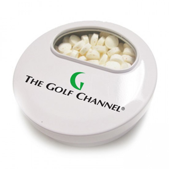 Custom Logo Cyclone Tin w/ Sugar-Free MicroMints Custom Logo Cyclone Tin w/ Sugar-Free MicroMints