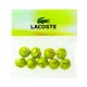 Custom Logo 2 oz Chocolate Tennis Balls in Header Bag