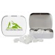 Custom Logo Domed Tin with House Shaped Mints