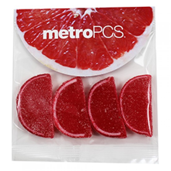 Custom Logo Large Header Bag with Round Top (, Grapefruit Fruit Slices)