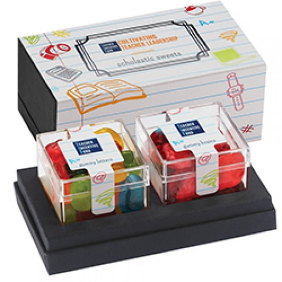 Custom Logo Scholastic Sweets - 3 Way Signature Cube Collection