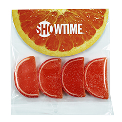 Custom Logo Large Header Bag with Round Top (, Lime Fruit Slices)