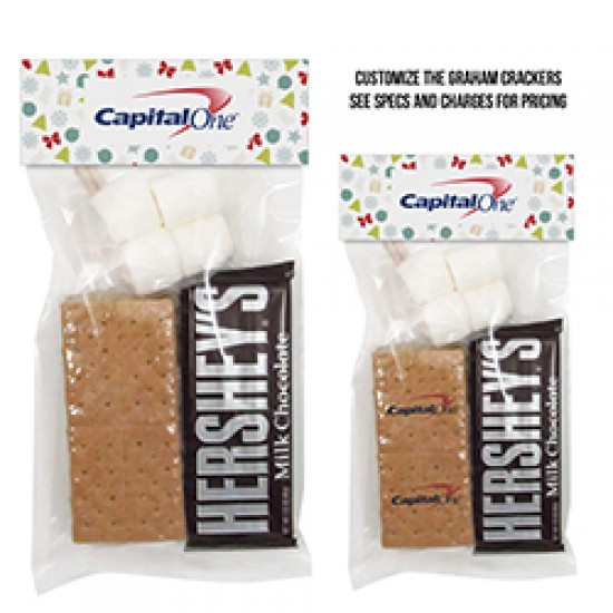 Custom Logo Large S'mores Kit Header Bag