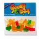 Custom Logo 2 Oz. Corporate Colors Gummy Bears in Header Bag