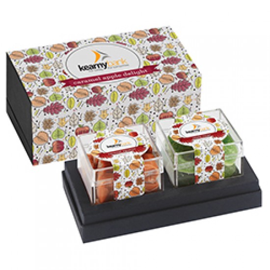 Custom Logo Caramel Apple Delight - 2 Way Signature Cube Collection