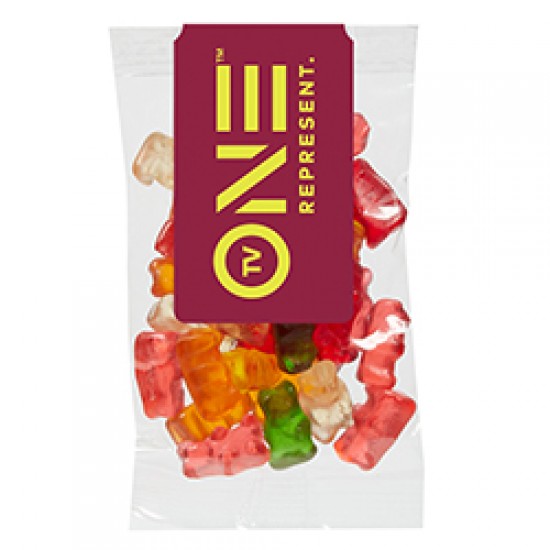 Custom Logo Gummy Bears Snack Pack (2.7 Oz.)
