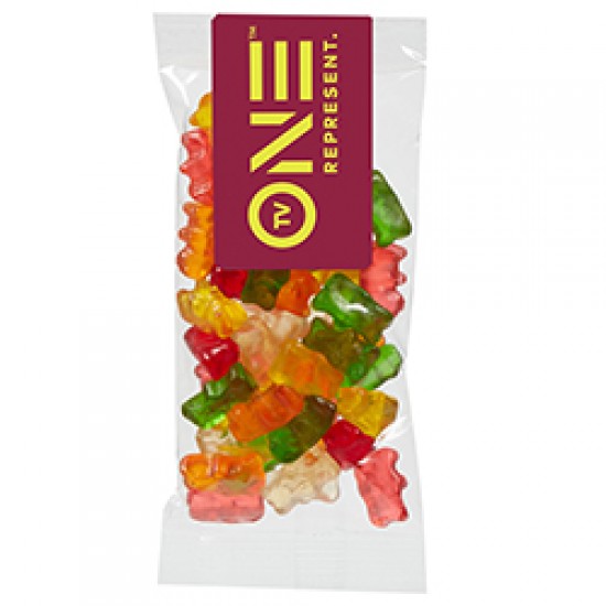 Custom Logo Gummy Bears Snack Pack (3.7 Oz.)