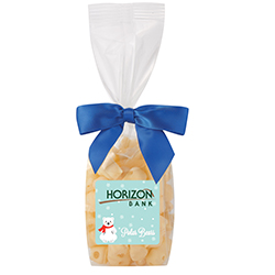 Custom Logo Elegant Mug Stuffer - White Chocolate Gummy Bears