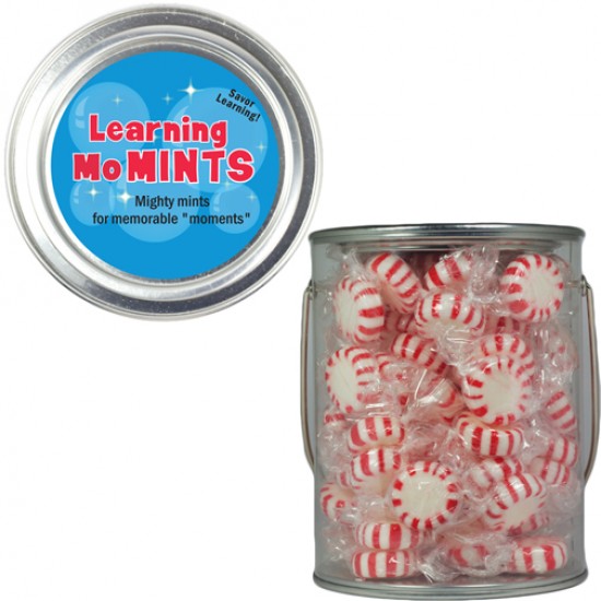 Full Color Clear Plastic Paint Can Pail with your logo