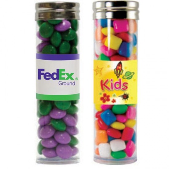 Customize Large Gourmet Plastic Candy Tube