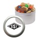 Custom Logo Candy Window Tin Filled with Candies