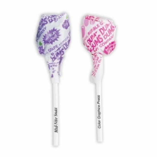 Customize Assorted Dum Dum Lollipops with your 1 color logo