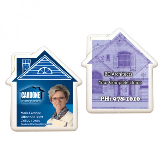 Full Color House Shaped Plastic Mint Card with your logo