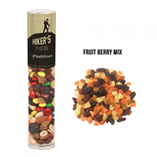 Custom Logo Healthy Snax Tube w/ Fruit Berry Mix (Large)