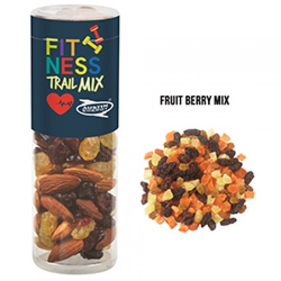 Custom Logo Healthy Snax Tube w/ Fruit Berry Mix (Small)