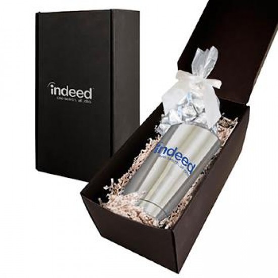 Custom Logo Tumbler Gift Set w/Hershey® Kisses