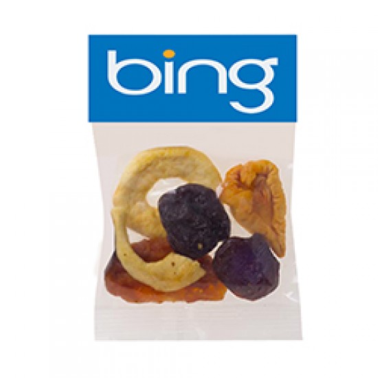 Custom Logo Dried Fruit in Header Bag (1 Oz.)
