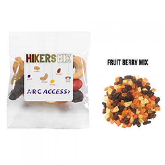 Custom Logo Promo Snax - Fruit Berry Mix (1/2 Oz.)