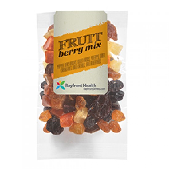 Custom Logo Healthy Snack Pack w/ Fruit Berry Mix (Small)