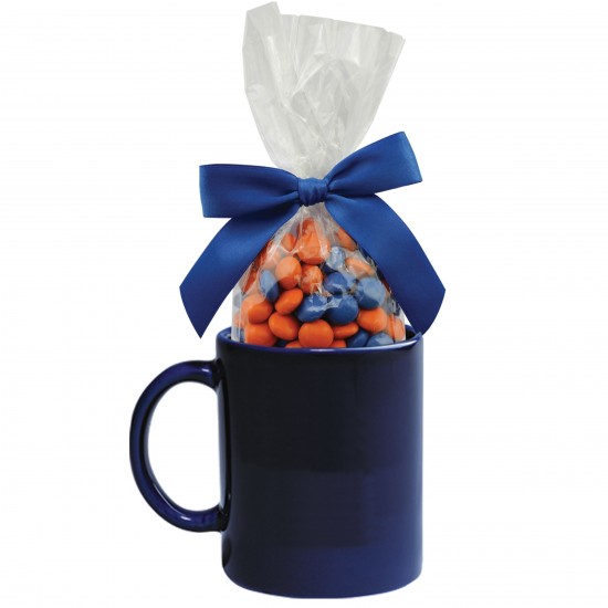 Custom Logo Ceramic Mug With Corporate Color Chocolates and Corporate Color Jelly Beans