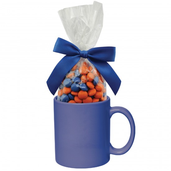 Custom Logo Ceramic Mug With Corporate Color Chocolates and Corporate Color Jelly Beans