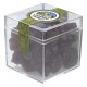 Custom Logo Cube Shaped Acrylic Container With Gummy Bears