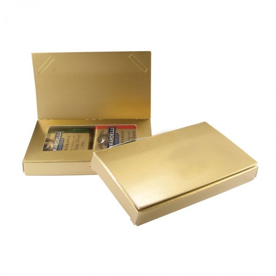 Custom Logo Business Card Holder w/ Ghirardelli Squares