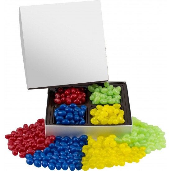 Custom Your Logo Candy Box with Jelly Beans, Nuts, Chocolate, or Cookies
