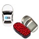 Custom Logo Car Mint Tin With Sugar-Free Gum, Hearts, Stars, Sugar-Free Peppermints, Colored Candy, Chocolate Littles