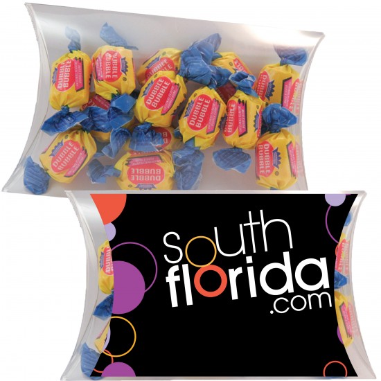 Custom Logo Large Pillow Pack With Starlite Mints, Foil Candy, Jolly Ranchers, Tootsie Rolls And Bubble Gum