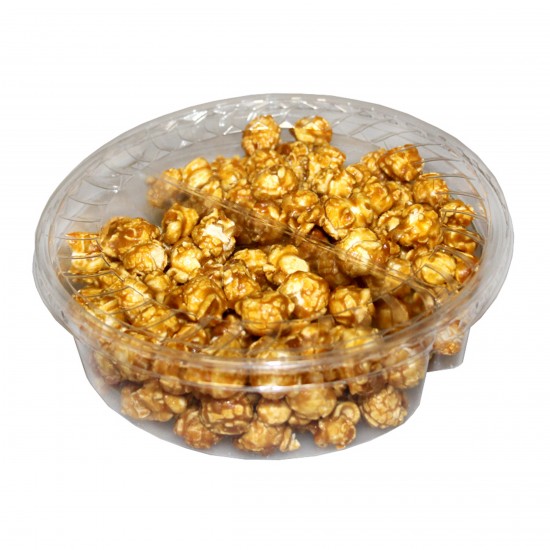 Custom Logo Designer Plastic Tray With Caramel Popcorn