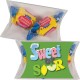Custom Logo Small Pillow Pack With Foil Candy, Jolly Ranchers, Tootsie Rolls, Bubble Gum