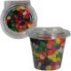 Custom Logo Safety Fresh Container Round with Jelly Beans, Gummy Bears