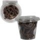 Custom Logo Safety Fresh Container Round with Trail Mix, Granola, Hershey Kisses, Hershey Miniatures, Chocolate Pretzels