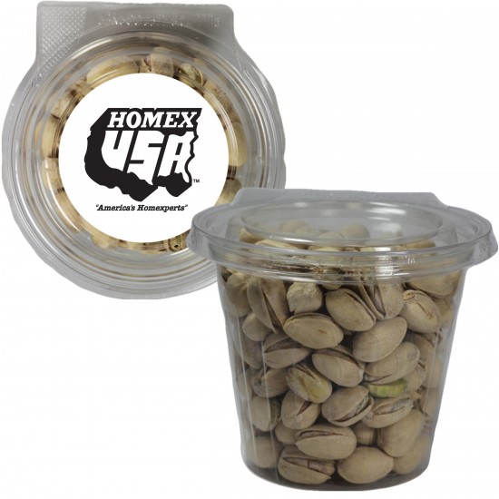 Custom Logo Safety Fresh Container Round with Chocolate Almonds, Pistachios