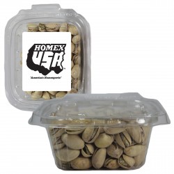Custom Logo Safety Fresh Container Square With Chocolate Almonds, Pistachios Custom Logo Safety Fresh Container Square With Chocolate Almonds, Pistachios