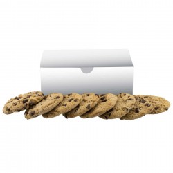 Custom Logo Chest Box with Chocolate Chip Cookies