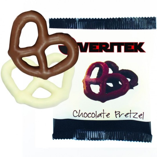 Custom Logo Chocolate Covered Pretzel Bag