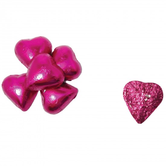 Custom Logo Individually Wrapped Chocolate Hearts