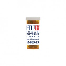 Custom Logo Mini Pill Bottle Filled With Chocolate Littles, Sugar-Free Mints, Colored Candy