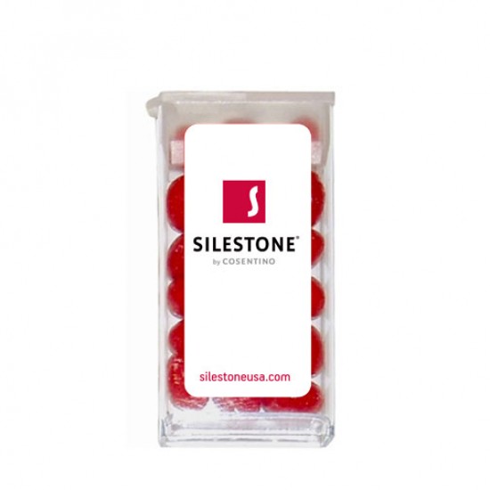 Custom Logo Plastic Dispenser With Signature Peppermints, Red Hots, Chocolate Littles, Colored Candy