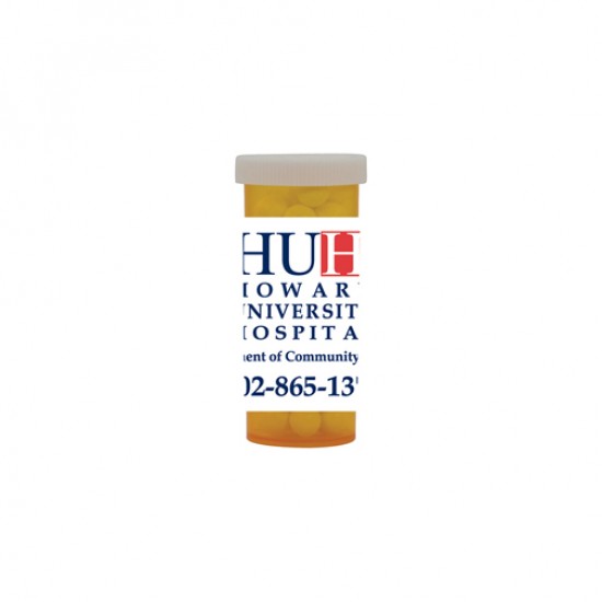 Custom Logo Mini Pill Bottle Filled With Signature Peppermints