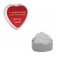 Custom Logo White Heart With Colored Candy, Chocolate Littles, Sugar-Free Peppermints