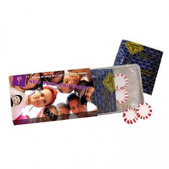 Customize Condom & Mints In Sleeve