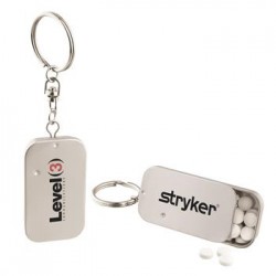 Customize Slider Tin Keychain with your logo Customize Slider Tin Keychain with your logo