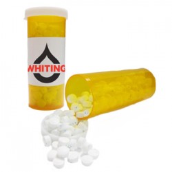Customize Small Pill Bottle Filled w/Micromints Customize Small Pill Bottle Filled w/Micromints