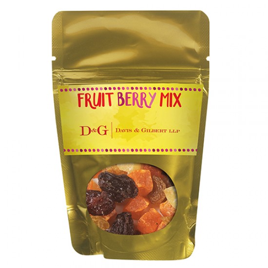 Custom Logo Healthy Resealable Window Pouches - Fruit Berry Mix